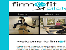 Tablet Screenshot of firmfitpilates.com